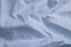 Powder Blue Millmade Slub Semi Poplin