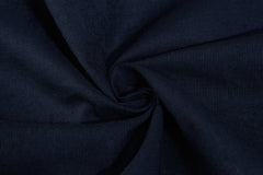 Navy Millmade Semi Poplin Slub Cotton Fabric