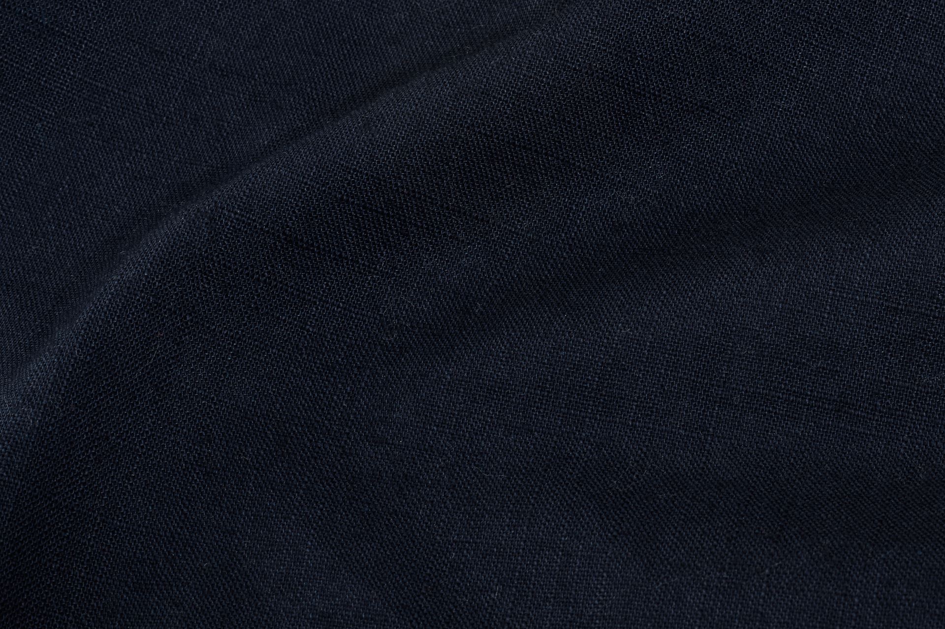 Navy Millmade Slub Semi Poplin