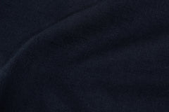 Navy Millmade Semi Poplin Slub Cotton Fabric