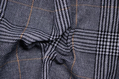 Black Tarton Check With Yellow Highlight (Recycled)