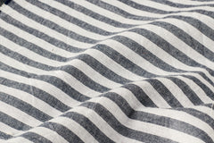 Navy White Cotton Candy Stripe