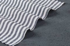 Navy White Cotton Candy Stripe