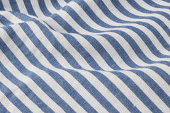 Royal Blue Cotton Pin Stripe