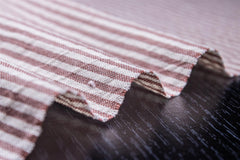 Brown Seersucker Pin Stripe