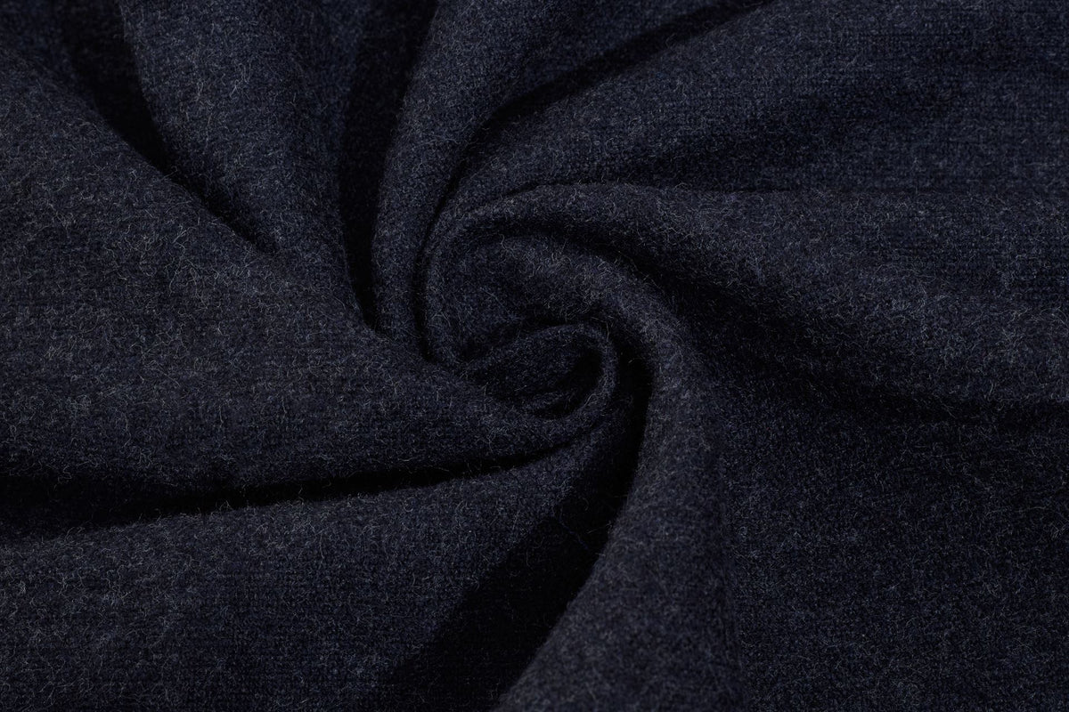 Blue Cotton Brushed Flannel Plain