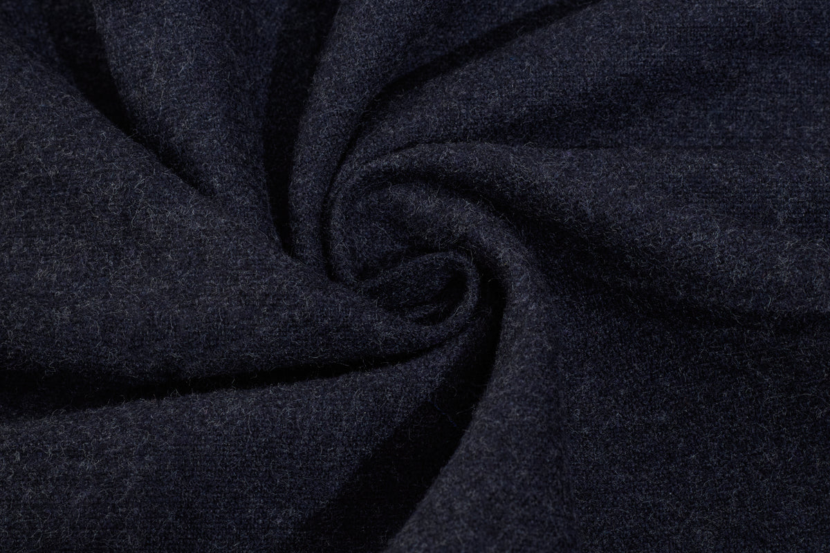 Blue Cotton Brushed Plain Flannel Fabric