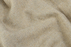 Cream Cotton Brushed Flannel Plain