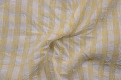 Yellow Seersucker Gingham Check