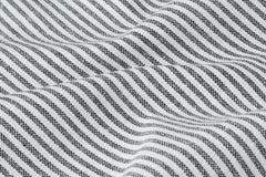 Black & White Recycled Cotton Stripe