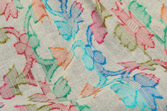 Dyeable Pasely Cotton Jamdani Multicolour Jacquard