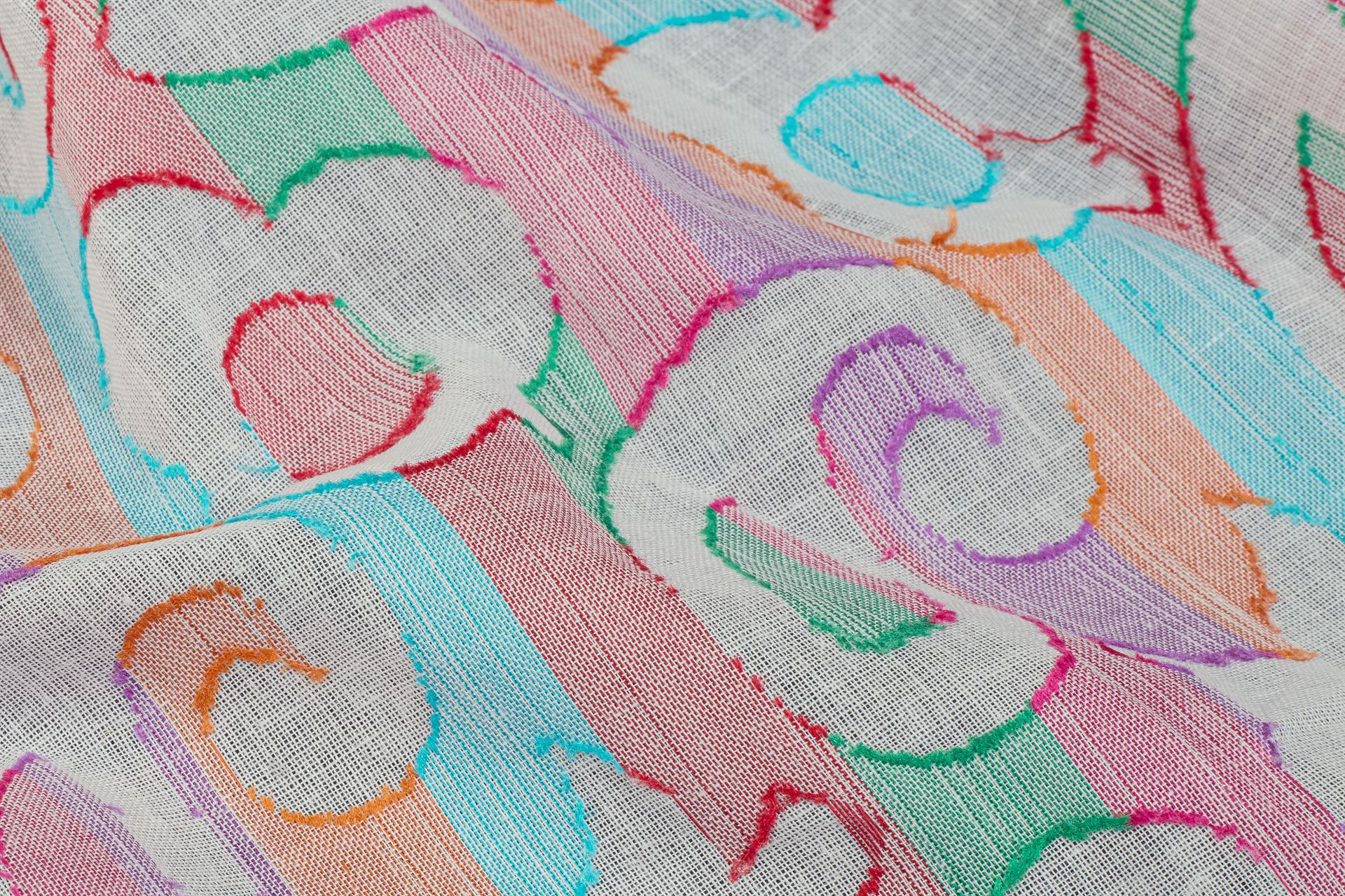 Dyeable Pasely Cotton Jamdani Multicolour Jacquard