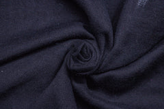Black Plain Double Cloth Muslin Fabric