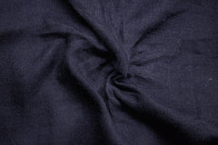 Black Double Cloth Muslin Plain