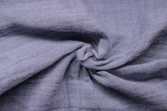 Grey Plain Double Cloth Muslin Fabric