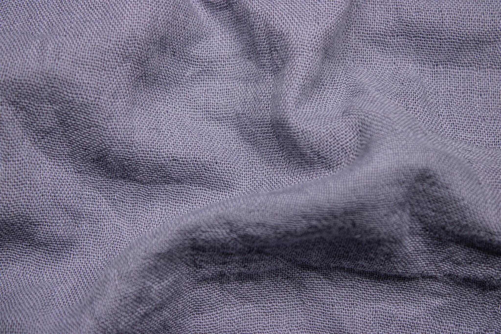 Grey Double Cloth Muslin Plain