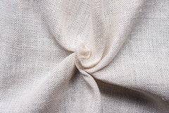 Ivory Plain Cotton Viscose Linen Fabric