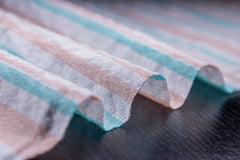Cotton Multicolour Stripe Seersucker Cotton Mul Fabric