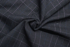Elephant Grey Scottish Suiting Check