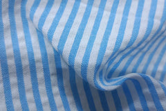 Magenta & Blue Handloom Ikat Cotton Fabric