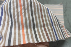 Multicolour Recycled Seersucker Pinstripe Fabric (Variant III)