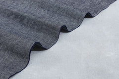 Grey Cotton Denim Chambray