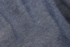 Grey Cotton Denim Chambray