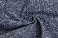 Grey Cotton Denim Chambray