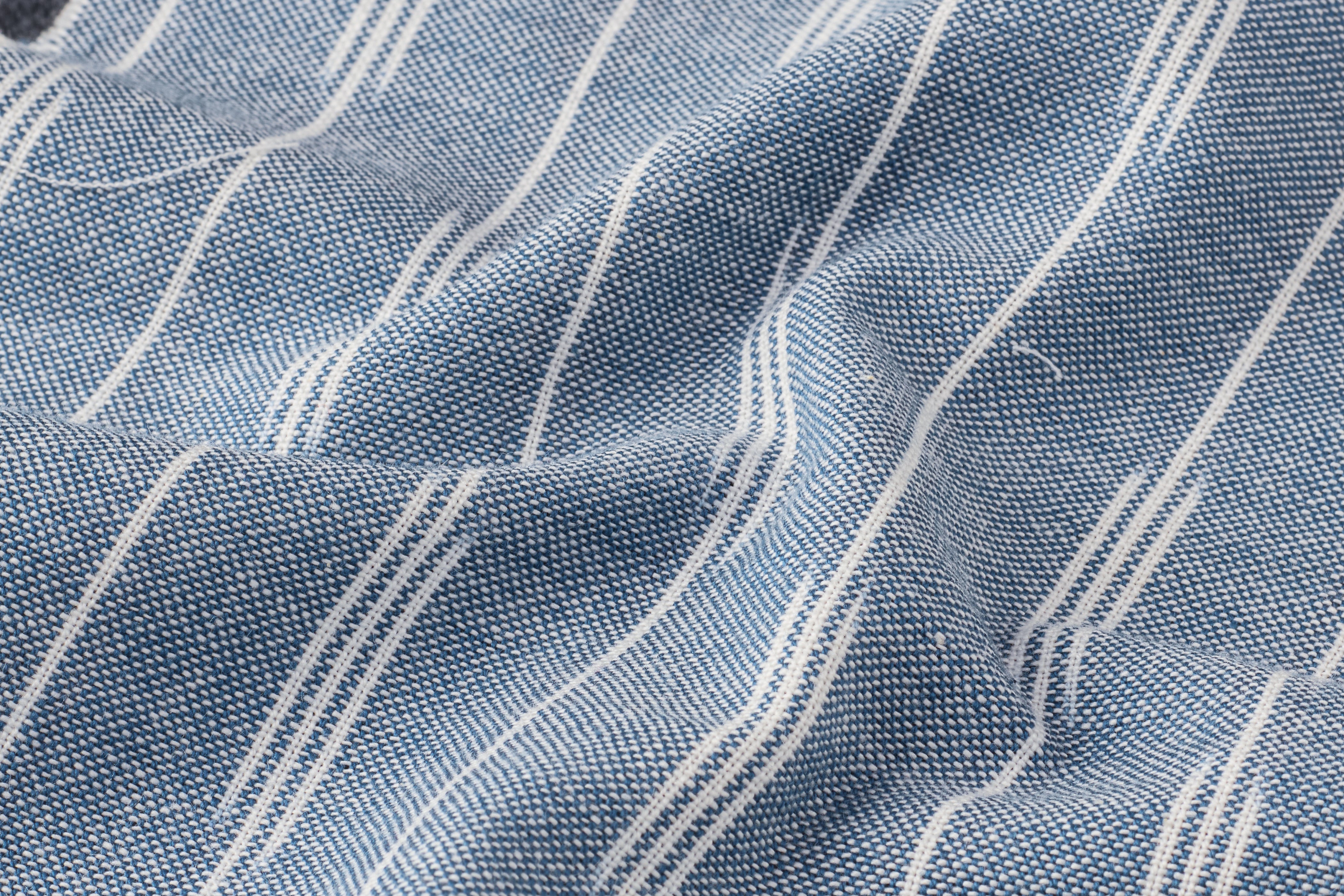 Royal Blue Ikat Stripe