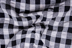 Black White Recycled Seersucker Candy Check