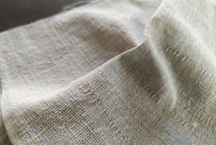 Powder Blue Handloom Jacquard Dobby Cotton Fabric