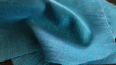 Romer Blue Mangalgiri Cross Chambray Cotton Fabric