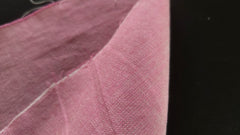 Baby Pink Mangalgiri Khadi Cross Chambray Cotton Fabric
