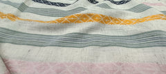 Natural Viscose Cotton Flex Linen Jacquard Fabric