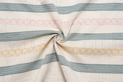 Natural Viscose Cotton Flex Linen Jacquard Fabric