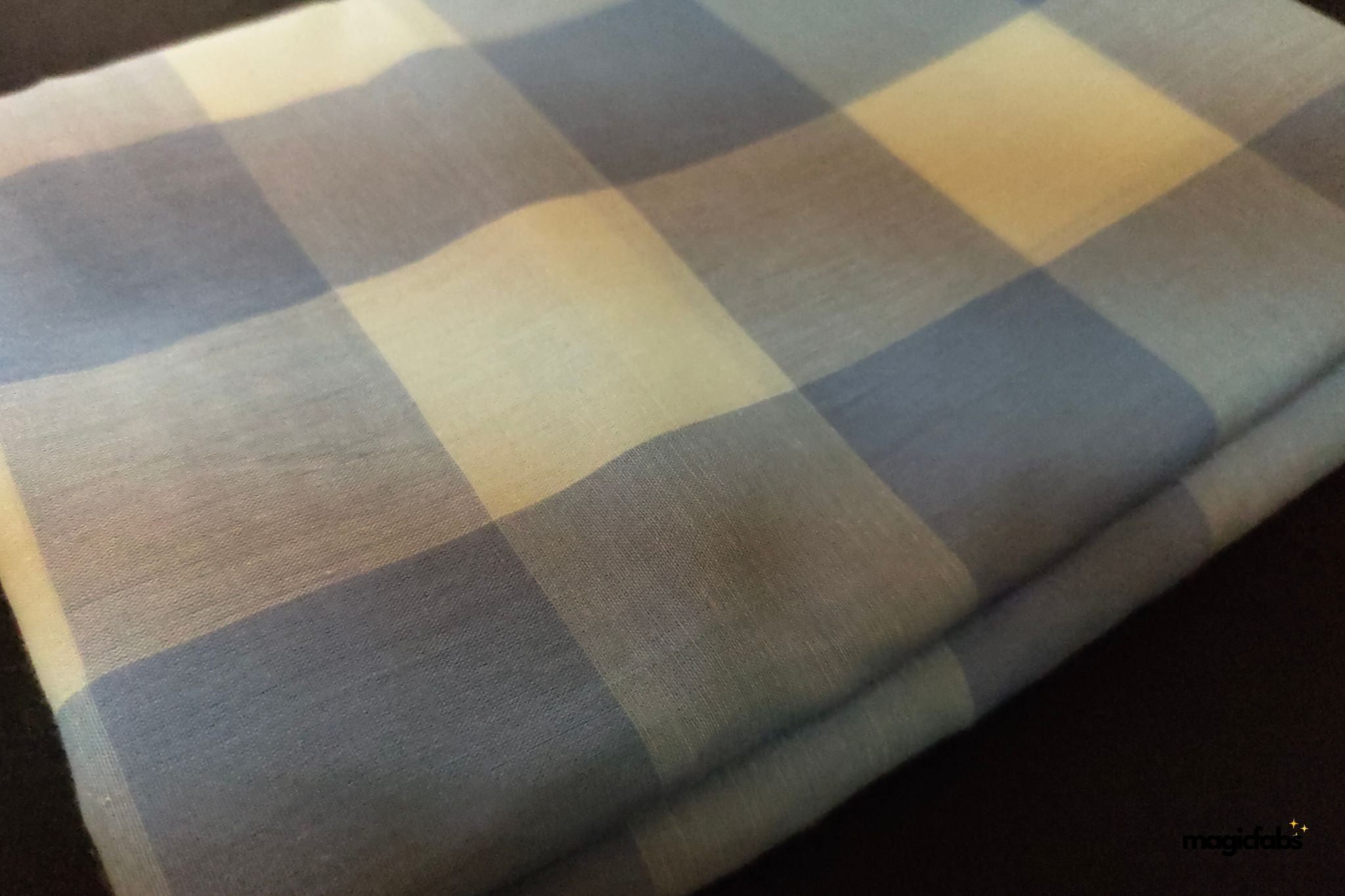 Cotton Millmade Two Tone Poplin Pin Stripe Fabric