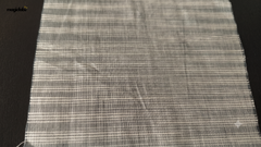 White & Grey Cotton Katari Ikat Fabric