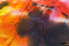 Multicolour Tie Dye Print Viscose Rayon Fabric