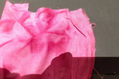 Onion Pink Cloud Tie Dye Print Cotton Rayon Fabric