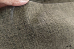 Earthy Grey & Black Green Handloom Mangalagiri Cotton Fabric