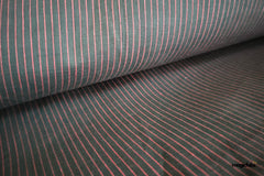 Black & Maroon Handloom Mangalagiri Cotton Fabric