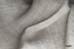 Natural Cotton Linen Slub Flex Fabric