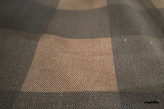 Cotton Lycra Denim Box Checks Print Fabric