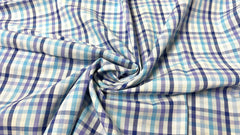 Multiple Blue Gingham Check